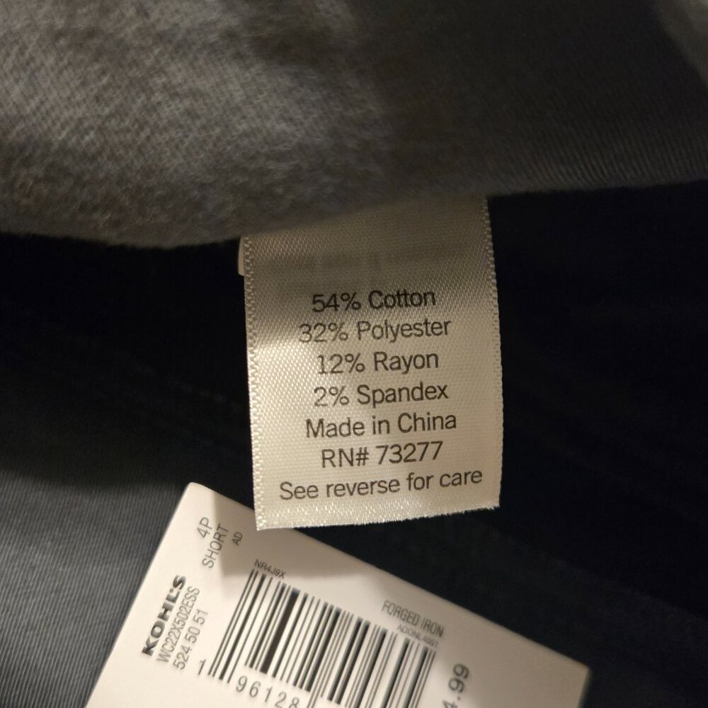*NWT* Croft & Barrow Stretch Pant - Picture 6 of 7
